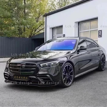 Carbon Fiber Body Kits For Mercedes S Class W223 Front Lip Side Skirts Rear Diffuser Rear Spoiler