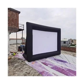 Family Party Cheap Inflatable Movie Screen Inflatable Projector Screen Outdoor Party Commercial For Wedding Unisex Castle Irisi