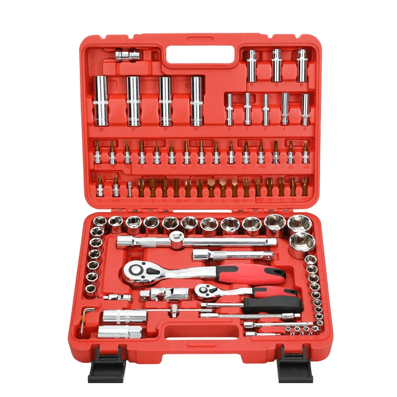 Portable Professional 94pcs Chrome Vanadium Home Garage Repair Hand