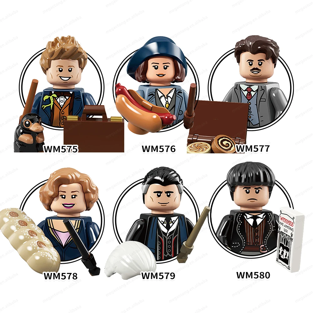 Wm6042 Barebone Newt Scamander Tina Jacob Kowalski Queenie Percival Graves Movie Characters