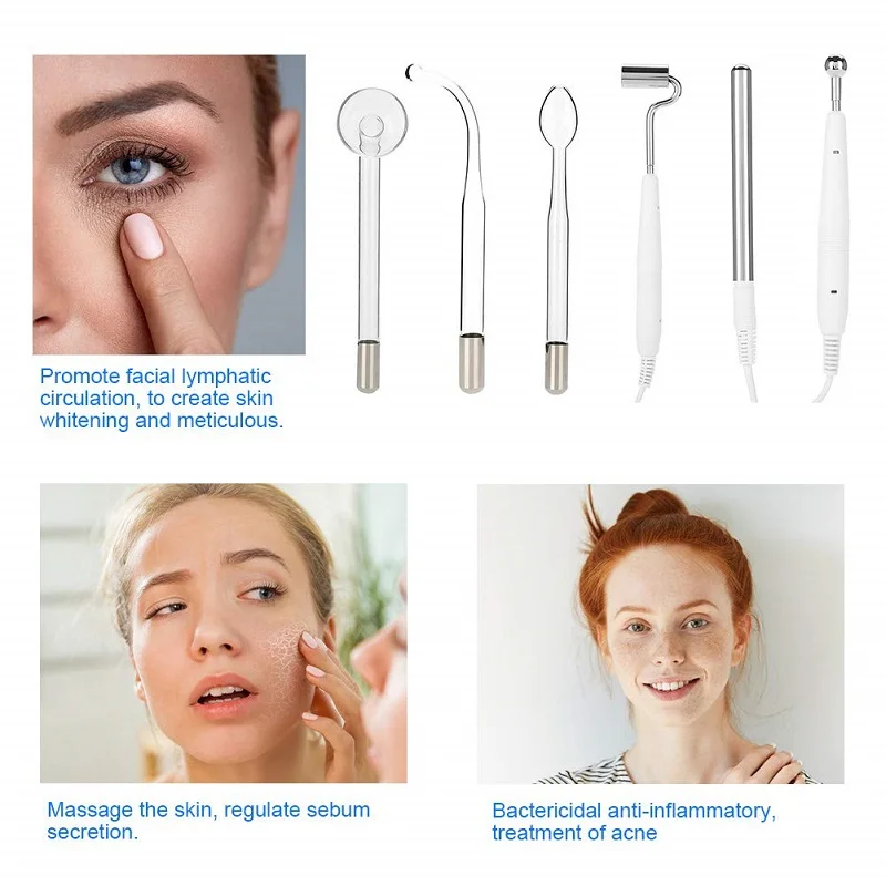 4 in 1 Face Device Bio Microcurrent Professional Beauty Galvanic and High Frequency Lifting Spa Machine Facial