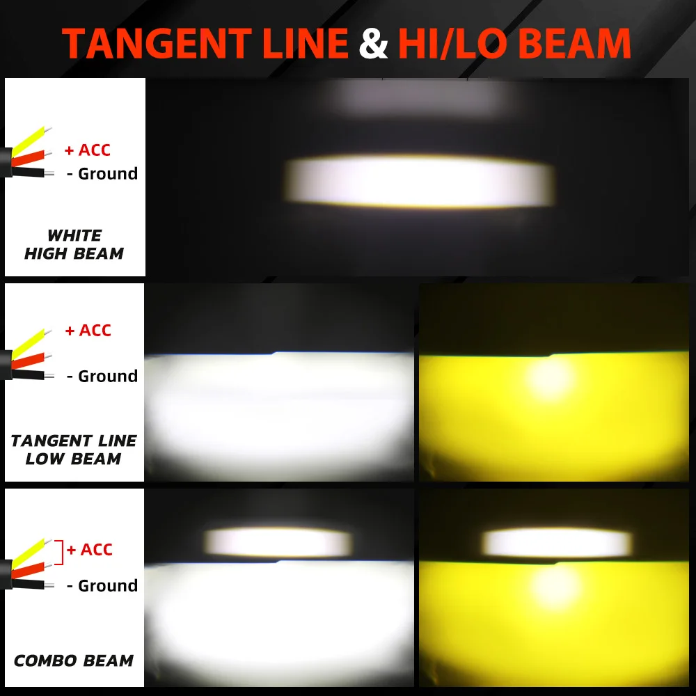 Wholesale Auto Lighting System Auxiliary Fog Lights IP68 3 Inch 30W 12V 24V Tdd Led Mini Driving Light Dual Color for Motorbikes