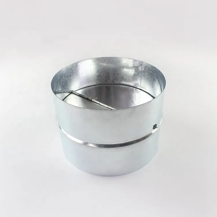 Round Non Return Backdraft Damper for Air Volume Control