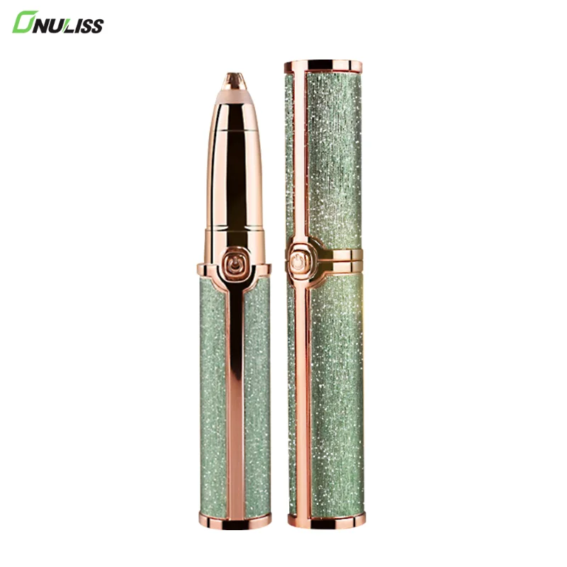 rechargeable hair remover pen lipstick portable eyebrow razor