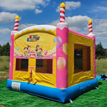 Inflatable Bounce House Inflatable Jump Slide Indoor And Outdoor Air Model Toys For Adults And Children