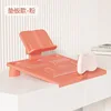 Support de lecture de bureau rose, inclinable à 12 degrés, idéal pour écrire et travailler assis.