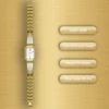 Gold/white