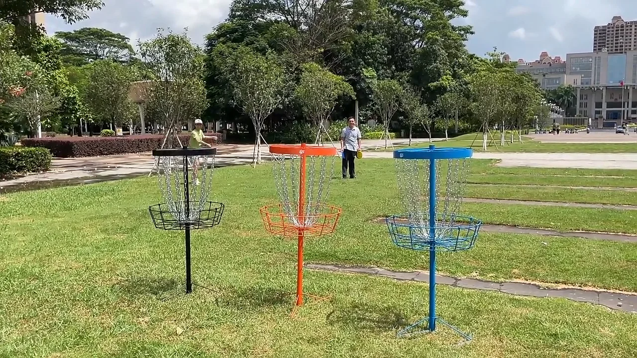 Plastic Disc Set With Full 6 Pcs And Carry Bag Flying Portable Disc