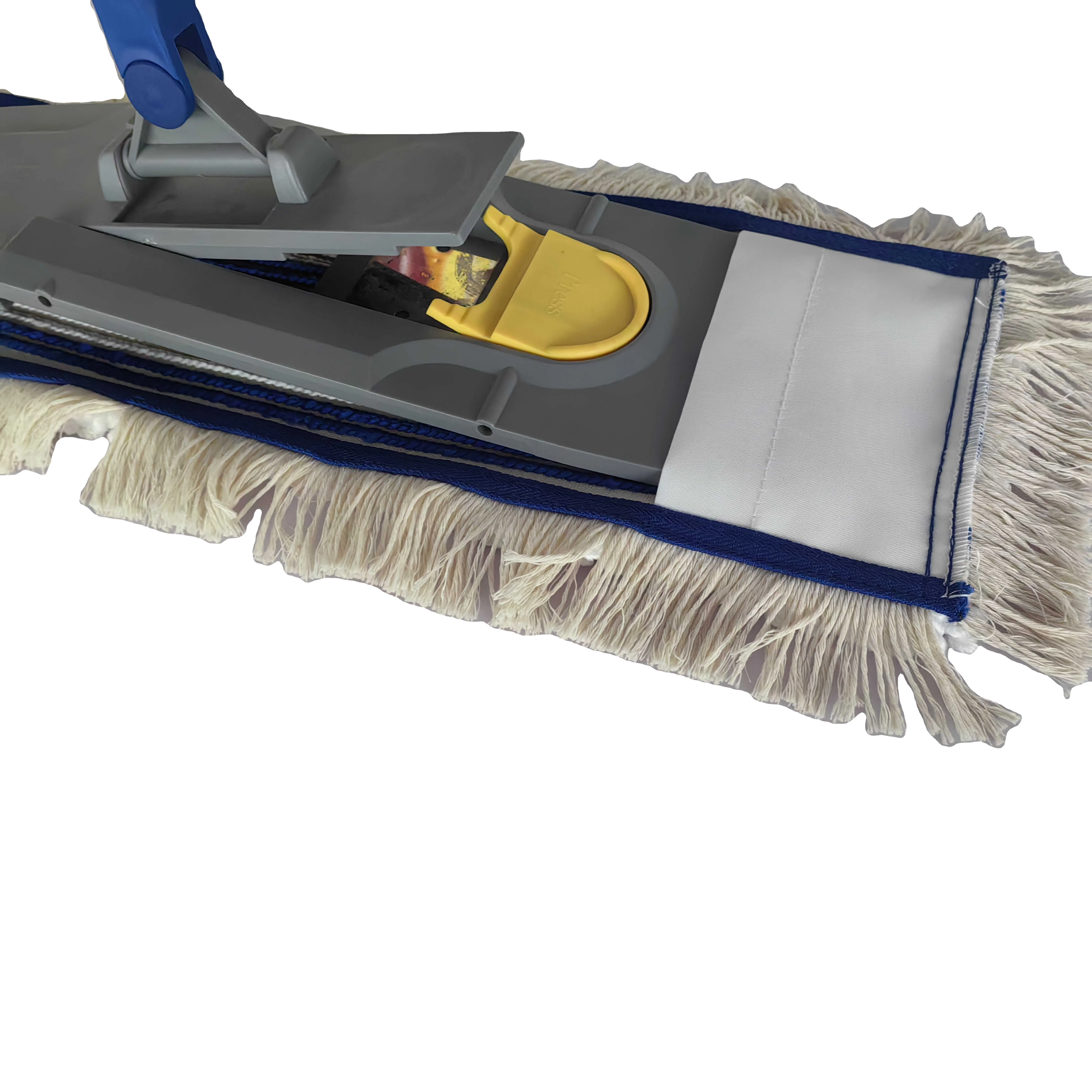 Промышленная хлопковая Швабра для пола с регулируемой стальной ручкой-Коммерческие швабры