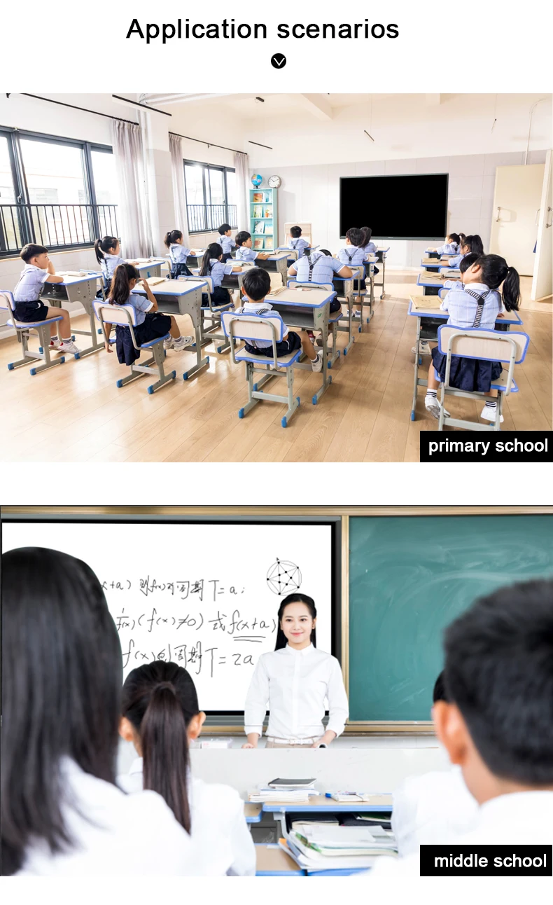 Interactive Whiteboard Flat Panel  4K Conference Display Touch Smart Digital Board for Classroom 20.jpg