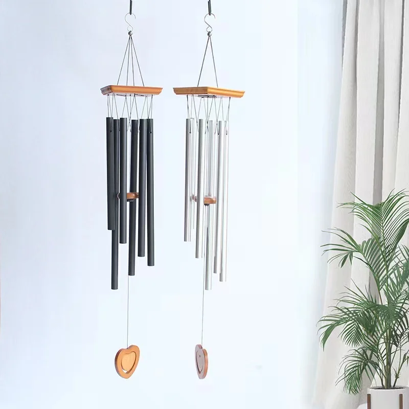 Factory Price Wind Chimes 32 Inch Heart To Heart Wooden Wind Chimes For
