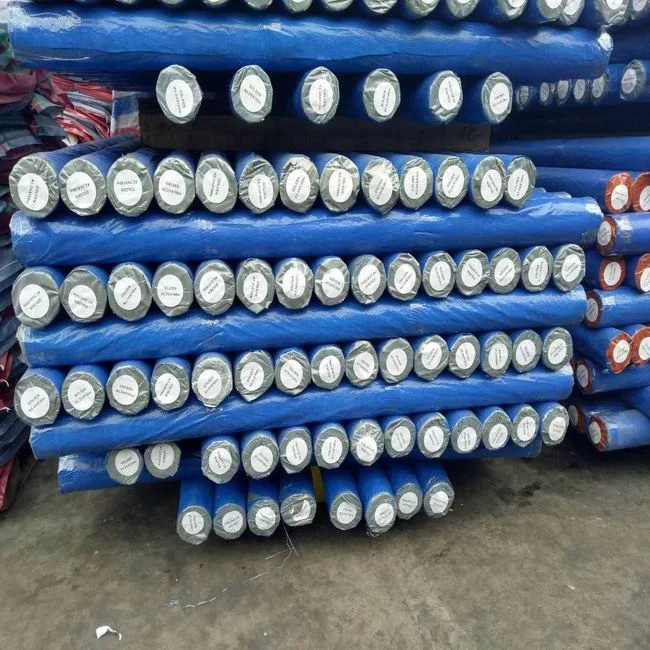 Blue Color Factory Tarpaulin Covers  Tarps Heavy Duty Waterproof Pe Tarps SHEET Brazil  for Outdoor.