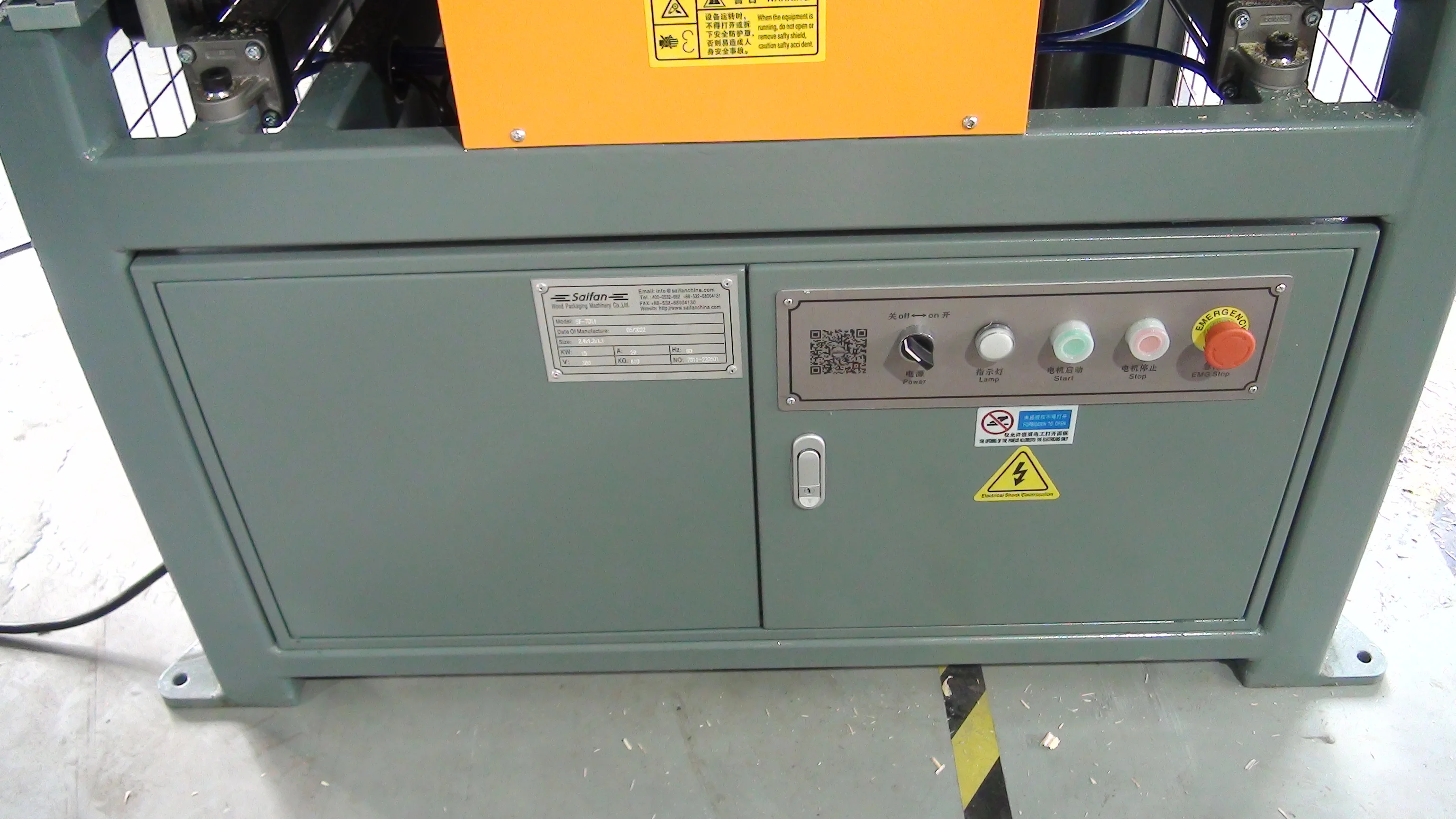 SF7011 Automatic Single Head Notcher Machine for Wooden Pallet