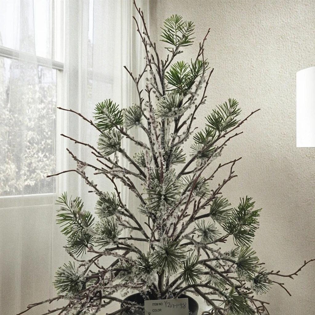 Красивое и уникальное искусственное растение снежинки для современного дома добавляет нотку элегантности из прочного пластика