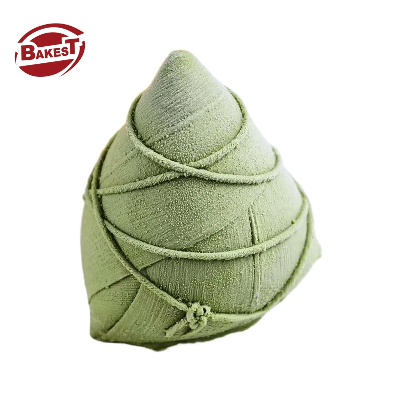 Food Grade Silicone Zongzi Mousse Cake Mold Safe Baking Tool for Making Cakes Includes OPP Bag