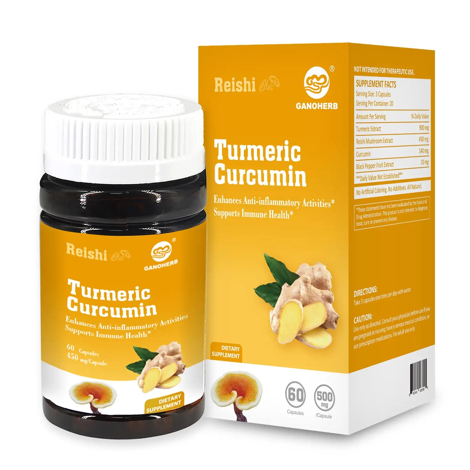 Hot Sale Dietary Supplement Turmeric Curcumin Capsules,Premium Pain Relief & Joint Support