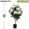 90cm(3.0ft) White Hydrangea Tree