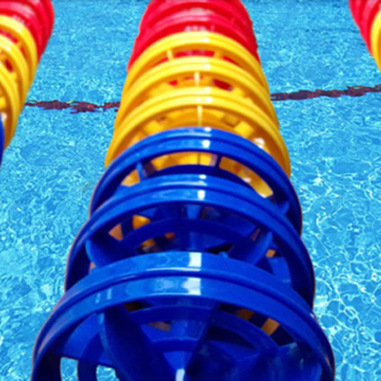Factory Price Durable Colorful Standard Swimming Pool Floating Lane Rope Racing Line for Competition