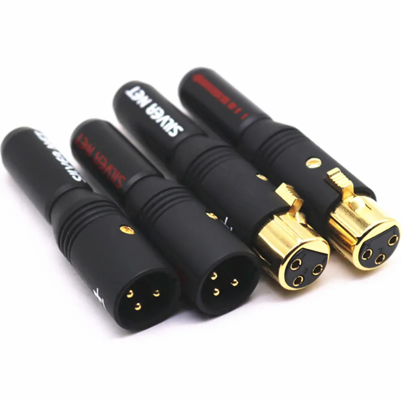 Hi-end Audio 3 Pins Connector Plated Gold Male Female Xlr Jack Plug Oem - Buy Dc Power Jack 3 Pin,Plug Top 3 Pin 13a Parts,3 Pin Inductor Product on Alibaba.com