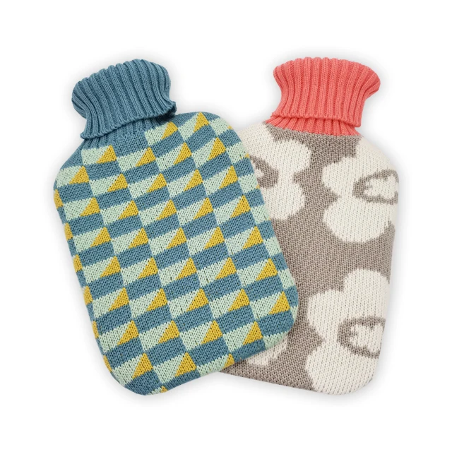 High 2L Rubber Knitted Cover Hot Water Bottle