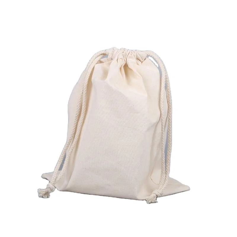 large cotton drawstring bags