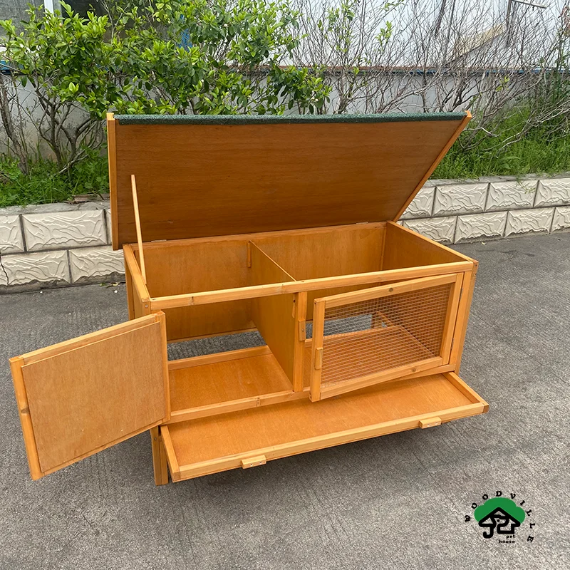 Perfect Rabbit Hutch Spacious Luxury Wooden Rabbit Hutch Perfect for Rabbits and Other Small ...