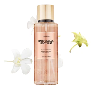 Organic Vanilla Body Mist Travel Size Summer Essential Fragrance Spray Lightweight Moisturizer Firming Feature for Hair Skin