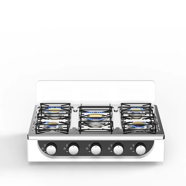 Good Price Chinese Burner Electrical 5 Burner Gas Stove With Gas Oven