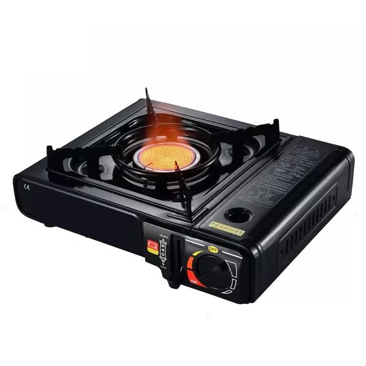 Rechaud Camping Gaz Réchaud Camping 2 Feux En Fonte - Portable, Avec Tuyau Et Réducteur - Pour Bouteille De Gaz - Puissance 8000W Par Brûleur Réchaud à Gaz 2 Feux Portable