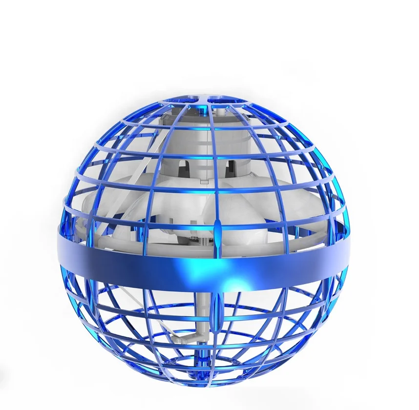 Летающий шар, игрушки, Спиннер, дроны, шар с волшебными светодиодными фонарями, плавающий космический шар с поворотом на 360 градусов