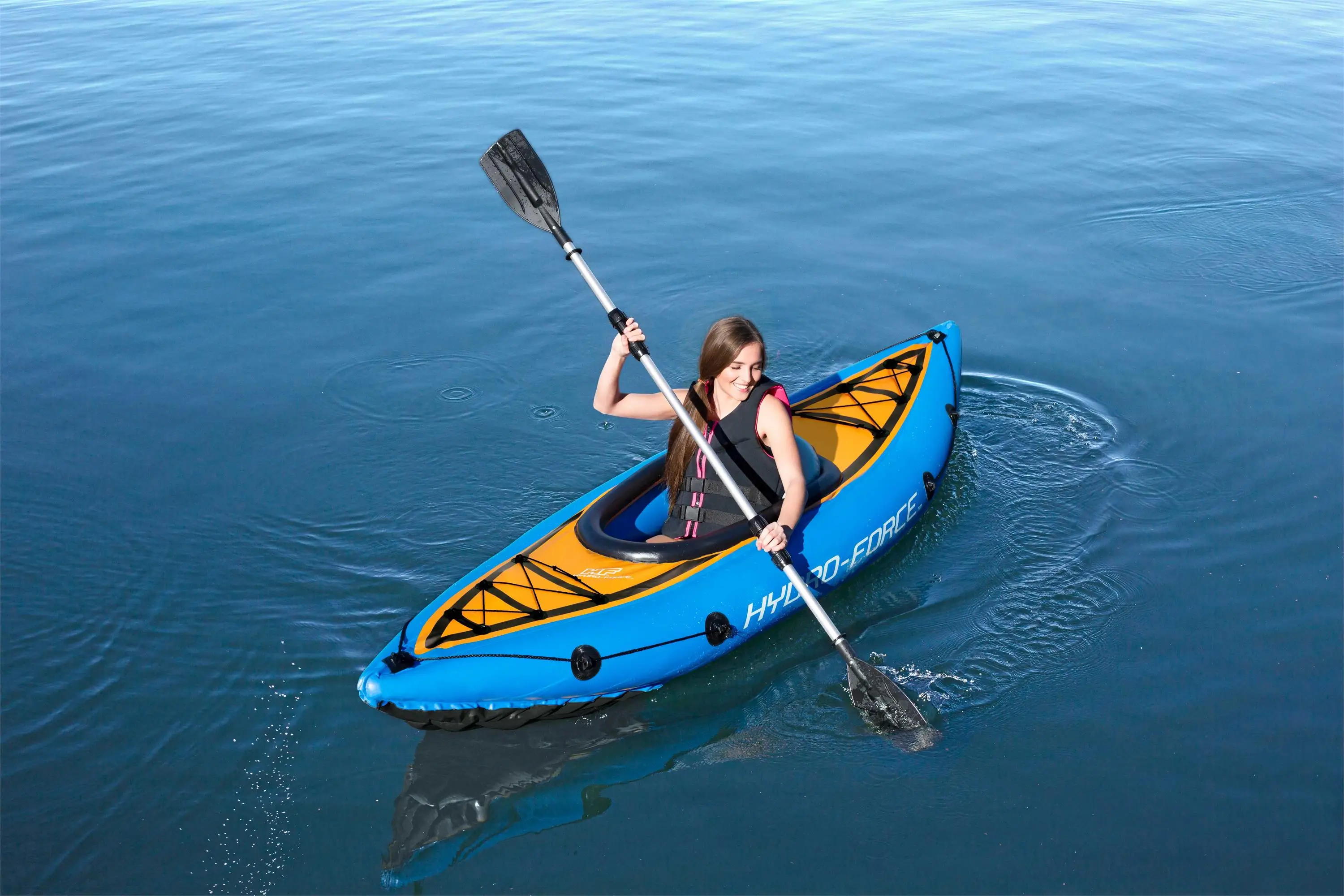 Bestway 65115 Inflatable Kayak Set Inflatable Fishing Kayak 2.75m X 81cm