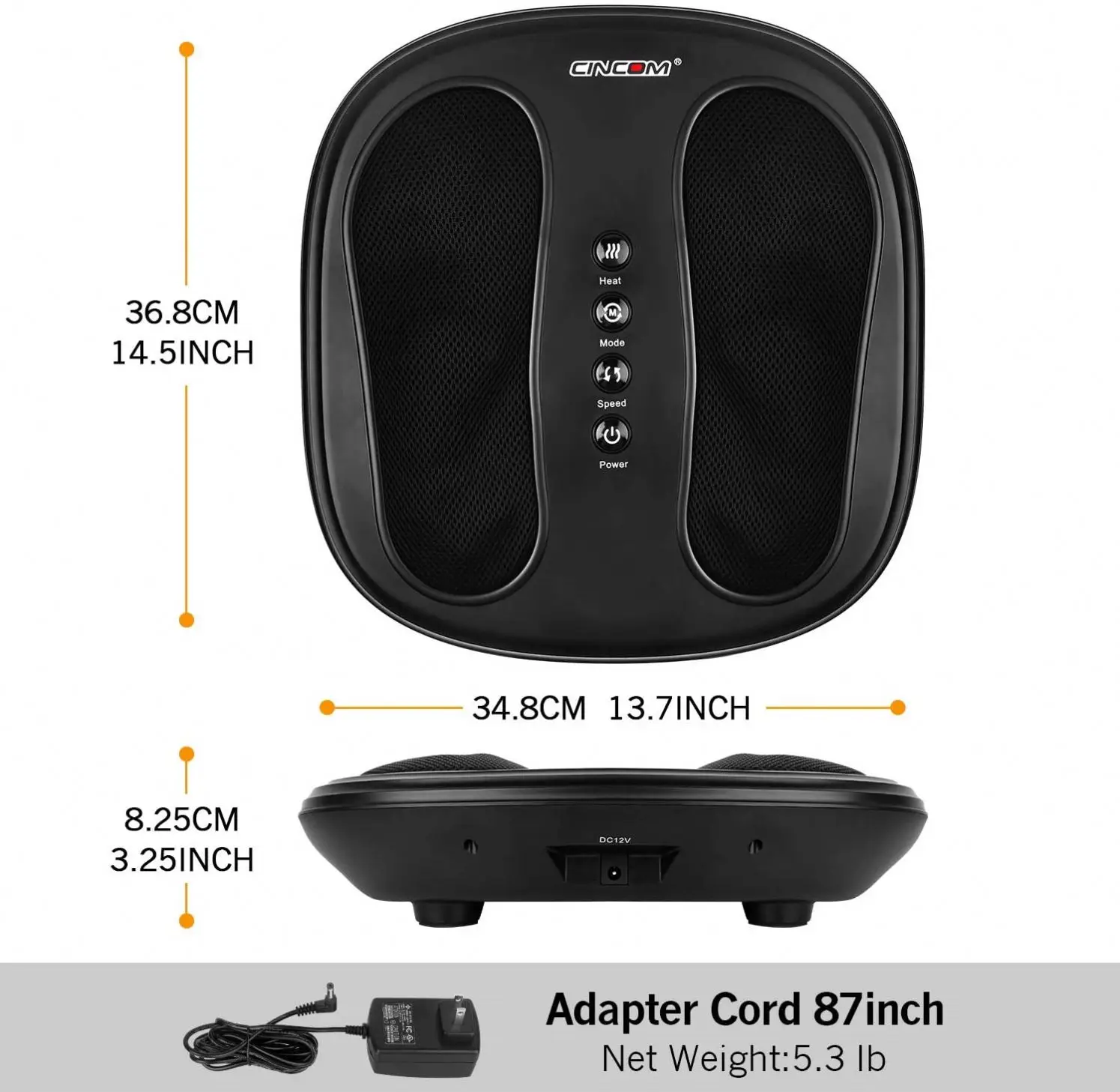 CINCOM Foot Massage Device Reflex Portable Dropshipping Foot Relax Massager Machine