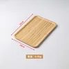Natural wood color rectangular bag, 30*20*1.5 cm.