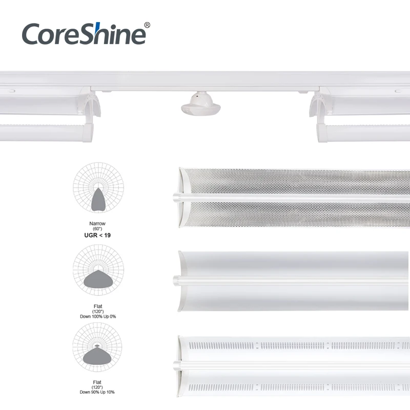 Indirect Inflective Led Linear Lighting System with Low UGR