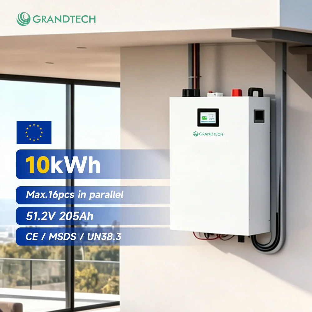 Batería LFP montada en rack de 51,2 V / 48 V certificada CE; sistema de almacenamiento de energía para el hogar y uso comercial de 10 kWh, 20 kWh, 30 kWh, 40 kWh y 50 kWh
