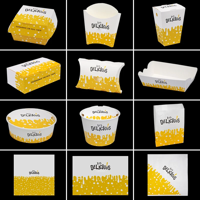 Wholesale Takeaway Lunch Packing - Biodegradable Fries Container