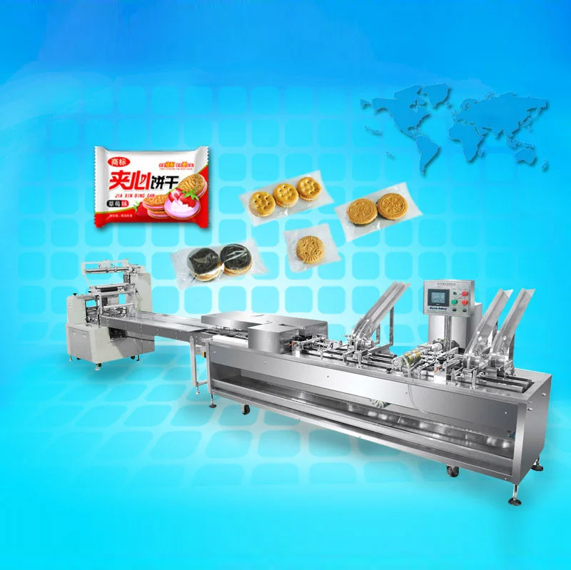 Automatic Biscuit Cream Cookie Sandwiching Machine Commercial Cookies Making Machine Cream Sandwiching Machine Cookie Capper