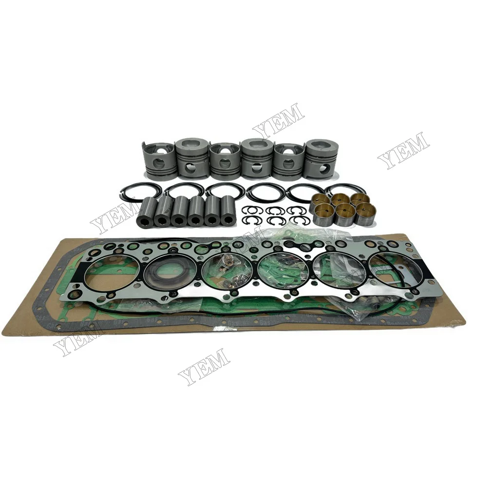 Engine Rebuilding Kit With Full Gasket Set Piston Rings Compatible for Isuzu 6BD1 Fast Delivery Engine Parts 2