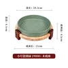 Base en bois massif vert porcelaine 19000
