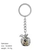 Spot stone apple keychain