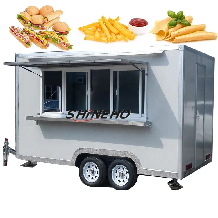 Mobile Popular Design Mobile Food Caravan For Sale Used Food Trucks For