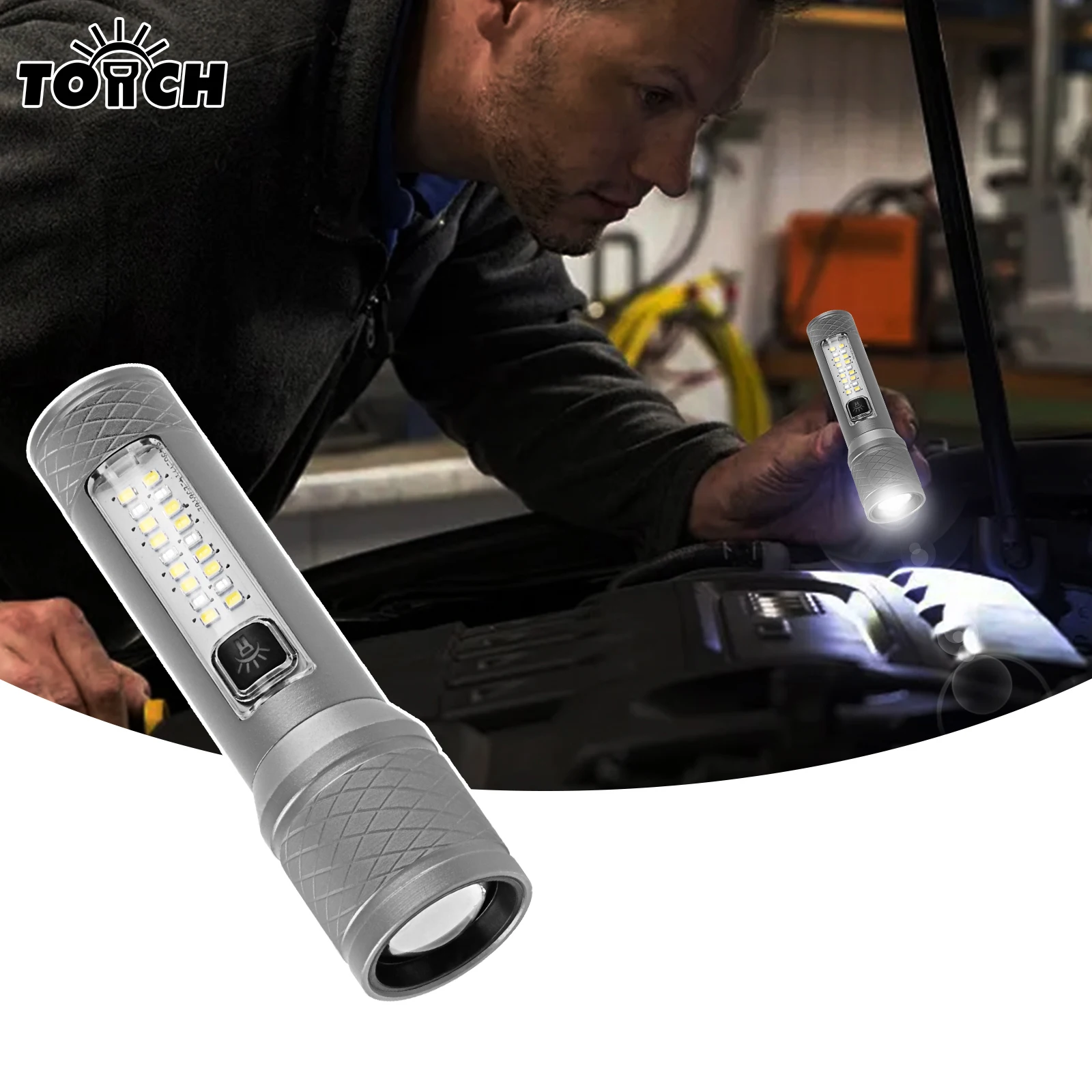 New Mini Multi-functional Aluminum Alloy Zoom Small Metal Portable