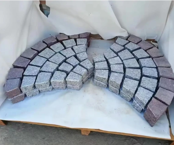 Популярная веерообразная брусчатка по индивидуальному заказу высокое качество Лучшая цена гранитная