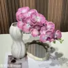 3D 9-head Phalaenopsis orchid in bean paste purple