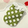 503 Green Polka Dot Lace