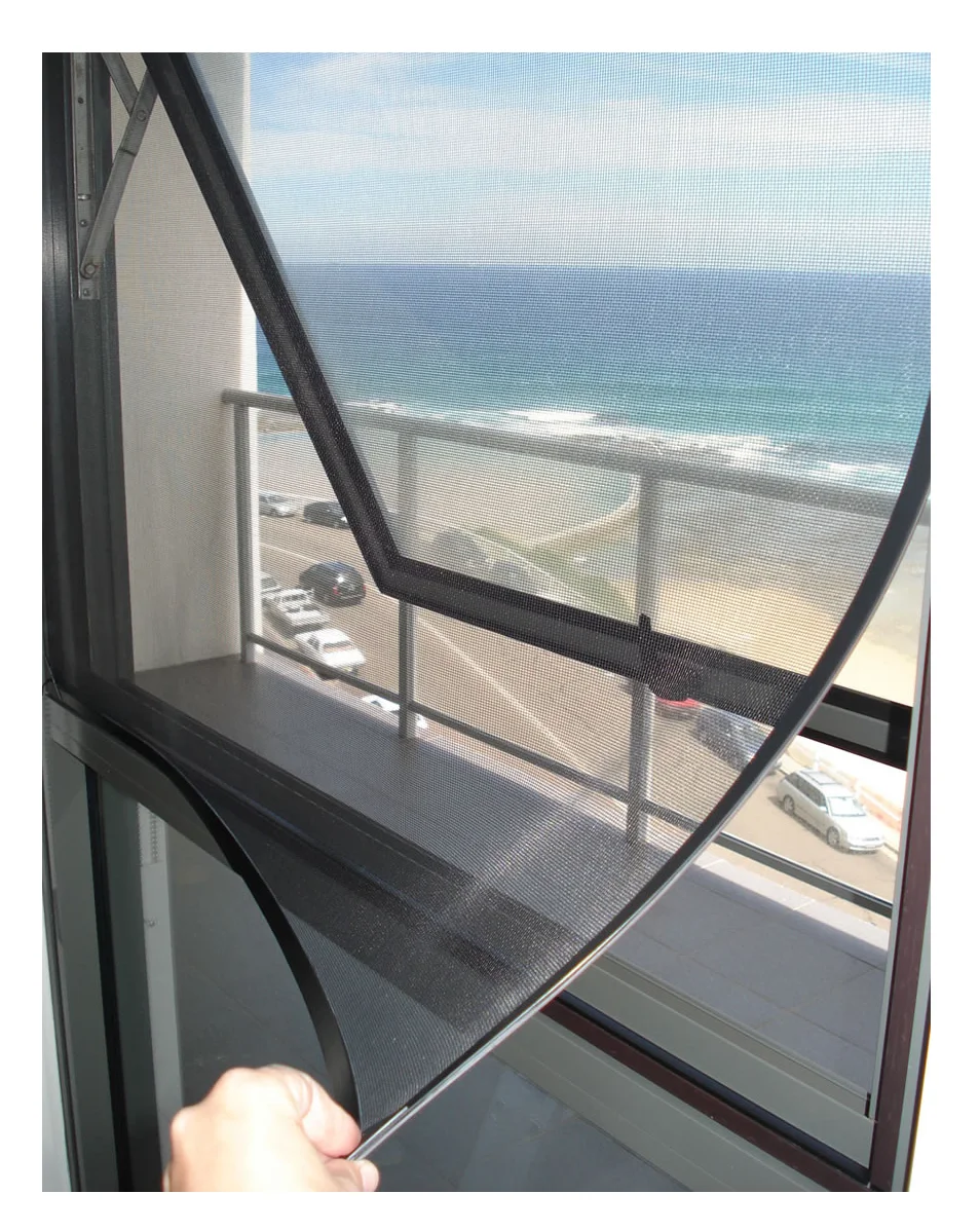 Reusble Magnetic DIY Fly Screen Mesh for Window and Door