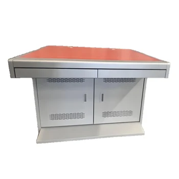 High-quality customised painted wood-faced operator's desk monitor desk workbench cabinet control cabinet