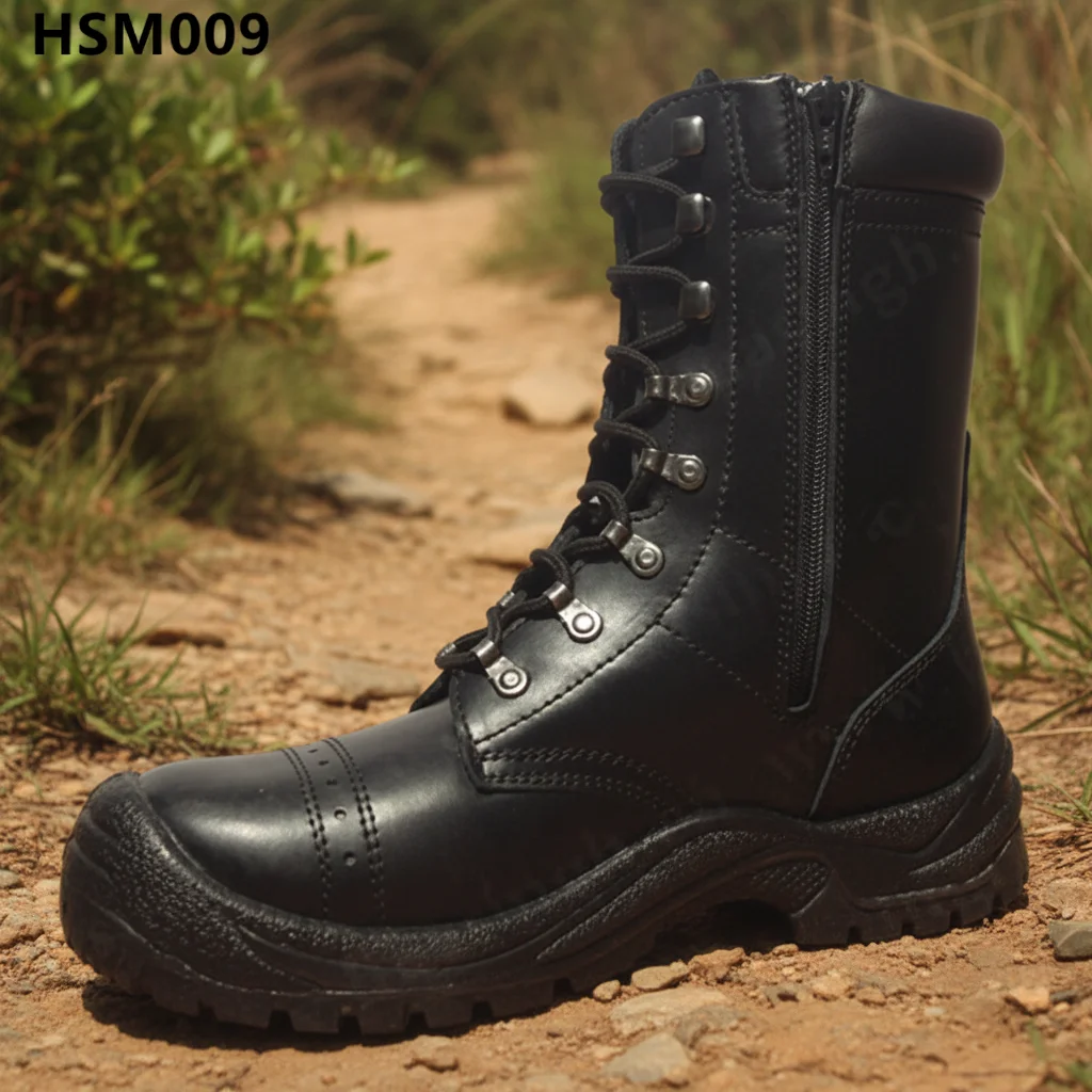 ZYF, buty taktyczne do natychmiastowego ratownictwa z konstrukcją podwójnych stawów, sprzęt kempingowy, całkowicie skórzane buty marszowe ze złączką boczną, model HSM009