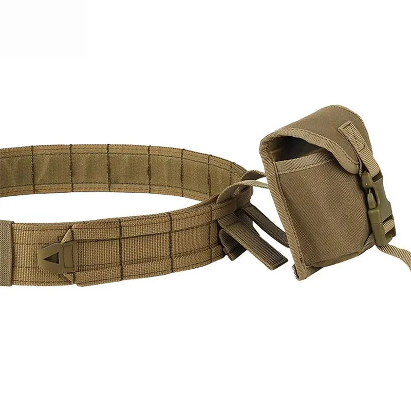 Tactical Waist Bag Comfort Tactical Belt with Pouches Hunting Equipment Polyester Wallet Waterproof Outdoor Tactical Bag Pack