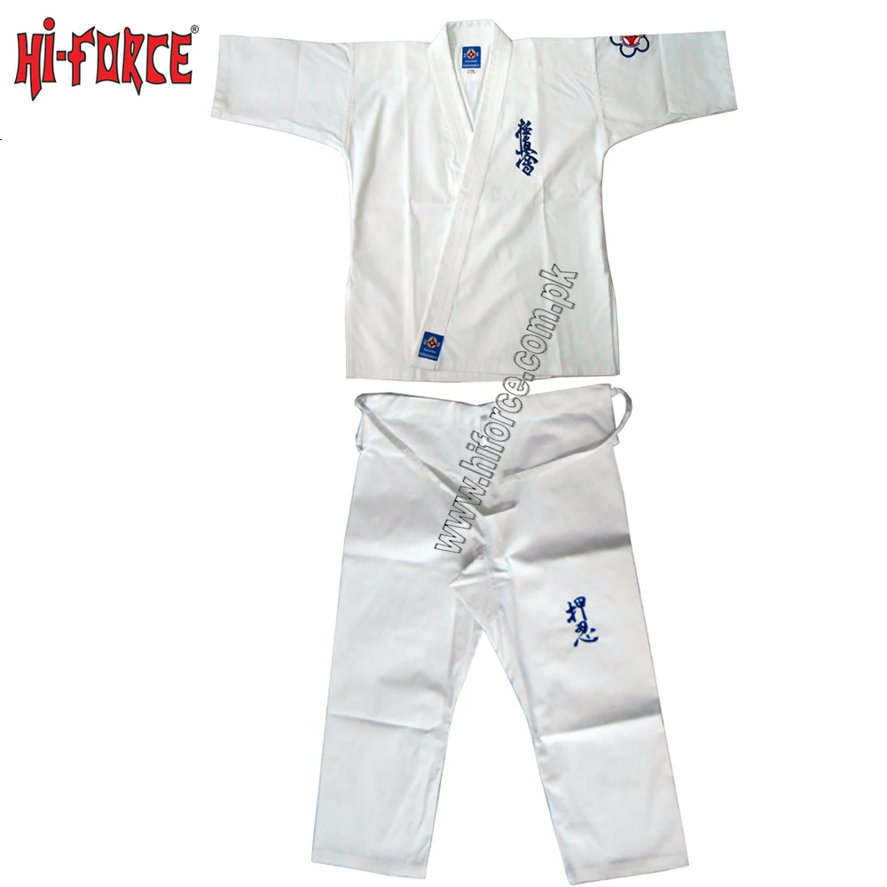 Custom Logo Top Quality Cotton Kyokushin Karate Uniform Ichigeki Dogi ...